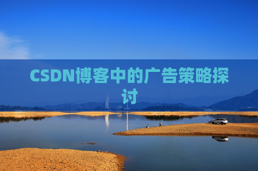 CSDN博客中的广告策略探讨