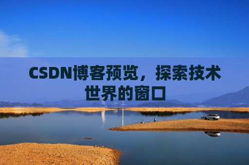 CSDN博客预览，探索技术世界的窗口